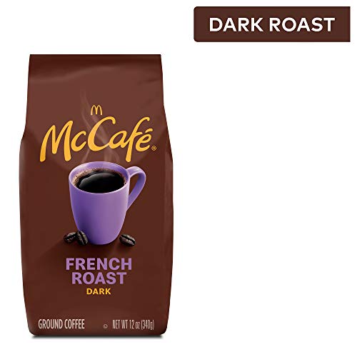 McCafe French Roast Ground Coffee 12 oz Bag - Dark Roast Arabica Beans, Kosher