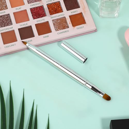 Sliverdew Double-Ended Retractable Lip Brush with Cap for Travel