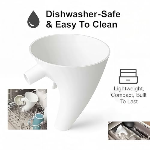 Flour Funnel for KitchenAid Mixer - No-Mess Baking Tool