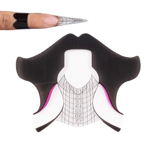 Nail Form Stickers 100 Pcs Roll for Acrylic and UV Gel Nail Extension