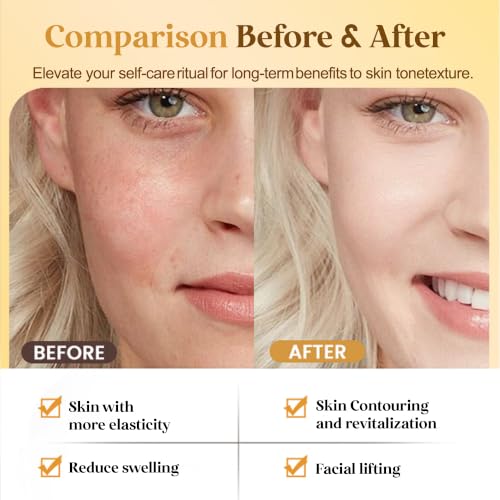 Bellavere Lymphatic Drainage Face Massager & Contour Dry Brush