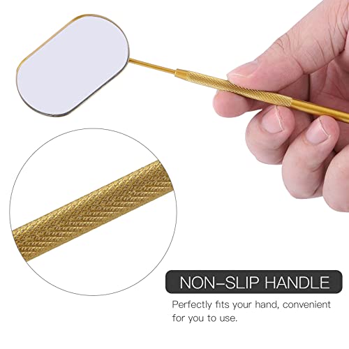 Large Stainless Steel Lash Mirror - Clear View for Extensions