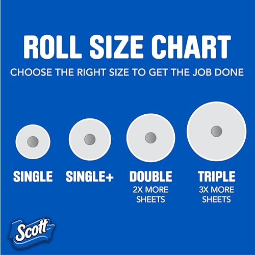Scott Choose-A-Sheet Paper Towels, 12 Double Rolls, 100 Sheets Each