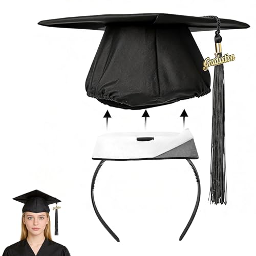 Doneace Graduation Cap Headband Insert for Secure Fit and Hairstyle