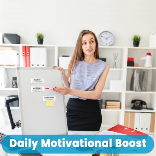 Inspirational Quote Fridge Magnets 3-Pack - Positive Affirmation Acrylic Locker Decor