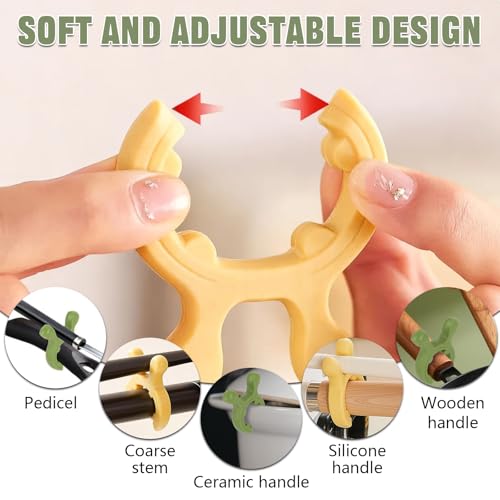 6-Piece Heat-Resistant Silicone Kitchen Utensil Holder Set