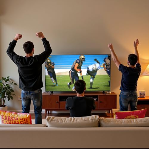 Football Pillow Cover 18x18 - Perfect Game Day Decor for Fans