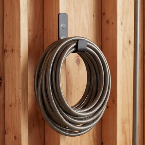 JIMMY LUCKY Heavy Duty J Hooks - 2 Pcs Wall Mounted Utility Hooks