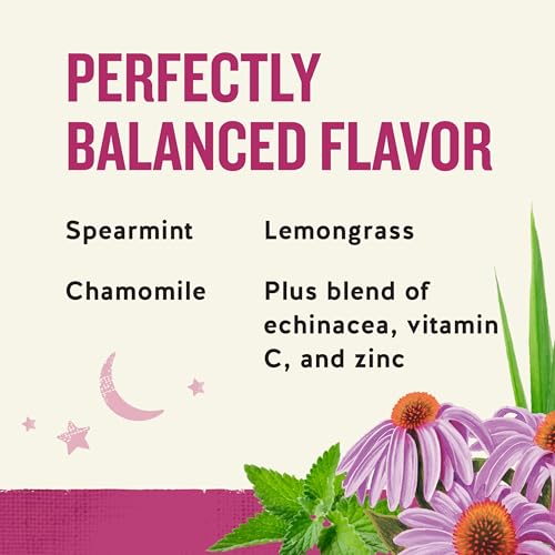 Celestial Seasonings Sleepytime Echinacea Immune Boost Tea - 20 Caffeine-Free Bags - Variation Included