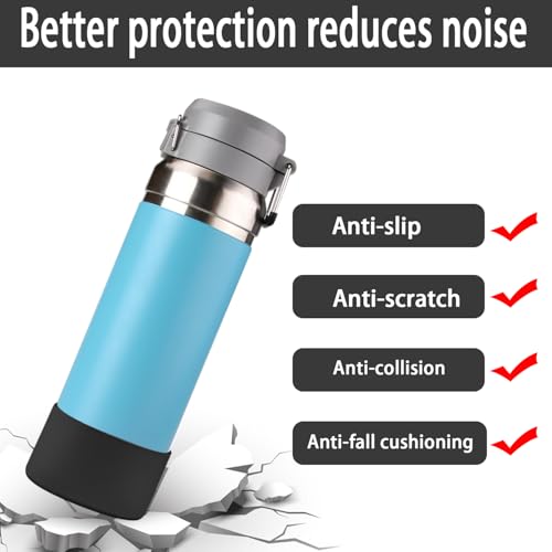 2 Pcs Silicone Boot Sleeve Compatible Stanley Quick Flip GO Water Bottle,for Stanley Quick Flip GO Water 36oz Bottle Boot.Avoid Scratches and Noise