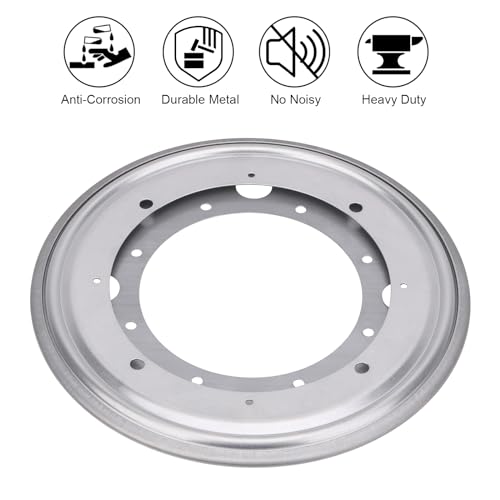 9-Inch Lazy Susan Turntable Bearing - 750lb Capacity Swivel Hardware Plate