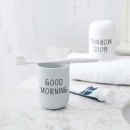 Beige Toothbrush Holder Cup - Unbreakable & Reusable Bathroom Organizer
