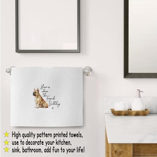 French Bulldog Kitchen Towels - Soft, Durable Dish Cloths