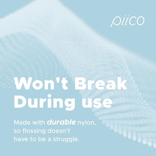 Piico Orthodontic Floss Picks for Braces - Shred-Resistant 50 Count