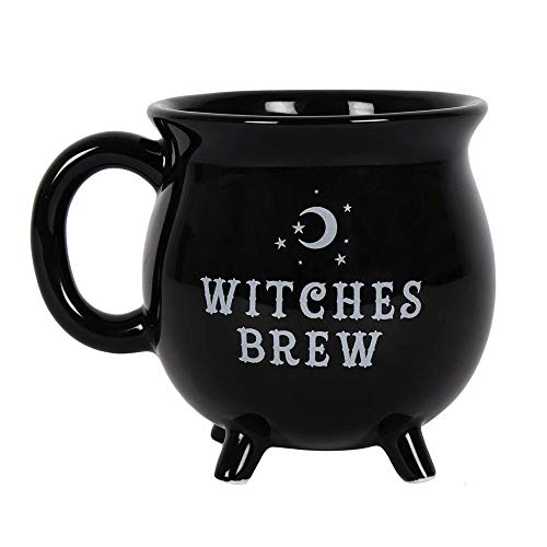 Cauldron Mug - Witches Brew Black Ceramic Drinkware Gift