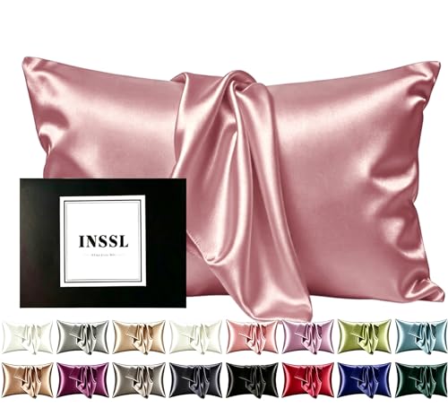 Mulberry Silk Pillowcase for Hair and Skin - King, Coral, 1 Piece - Hypoallergenic & Cooling
