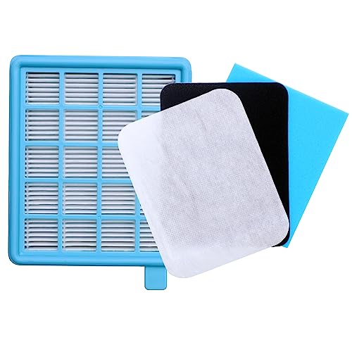 4-Pack FC8058 Vacuum Cleaner Replacement Filters for Philips PowerPro