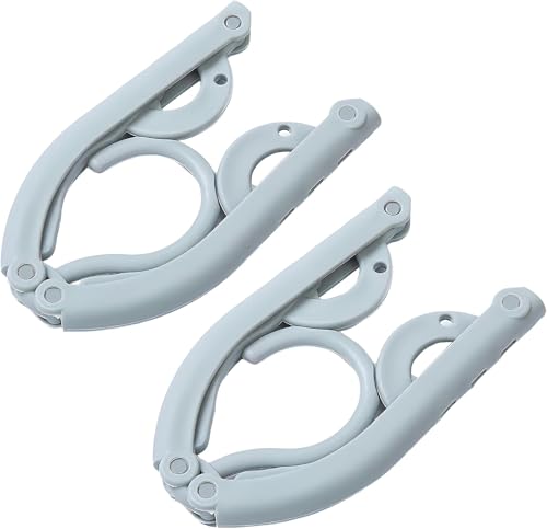 YOFAN 2-Pack Portable Folding Clothes Hangers - Travel & Home Use