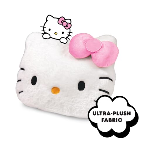 Hello Kitty Weighted Massage Pillow ? Ultra-Plush Fabric, Soothing Vibrations, Battery Powered for Relaxation & Comfort ? Perfect for Nighttime Routine or On-The-Go Use