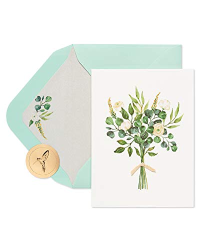 Papyrus Wedding Card - Beautiful Lifetime of Love Floral Design