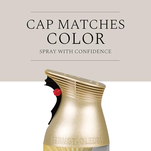 Rust-Oleum Universal Metallic Spray Paint, Matte Gold, 11 oz Can