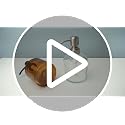 Oil Rubbed Bronze Glass Soap Dispenser - 11 Oz Refillable Pump