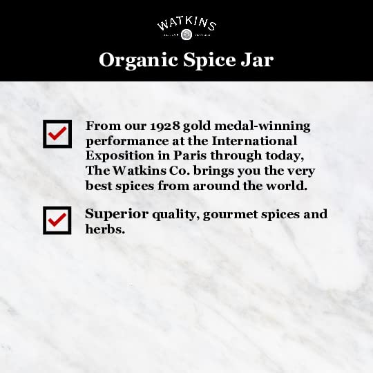 Watkins Gourmet Organic Bay Leaves Spice Jar - 0.17 Ounce, Pack of 3 for Flavorful Cooking