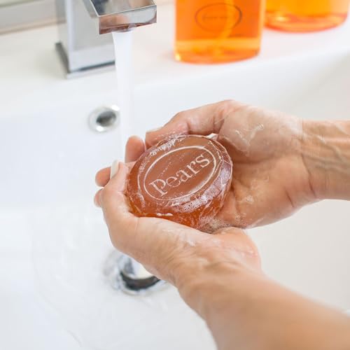 Pears Pure and Gentle Bar Soap with Glycerin and Natural Oils Amber 3.5 oz