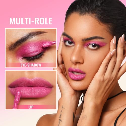 Oulac Hot Pink Matte Liquid Lipstick - Long Lasting No-Transfer Lip Color