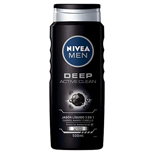 NIVEA MEN Active Clean Charcoal Body Wash 16.9 oz
