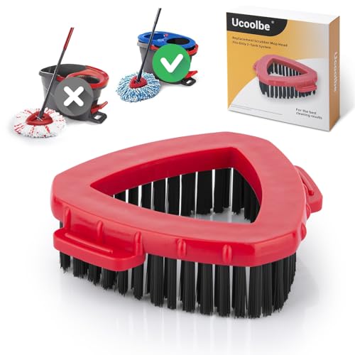 O-Cedar Compatible Spin Mop Scrub Brush Head - Durable Cleaning Tool