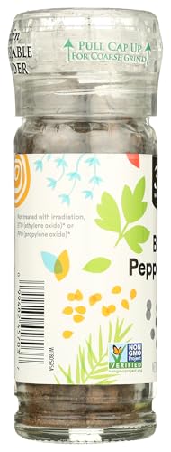 Fresh Ground Black Peppercorn Grinder - 1.55 oz by 365