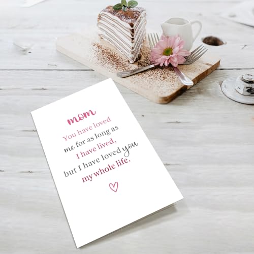 Heartfelt Mother's Day Card for Mom - 8x5.3 inches