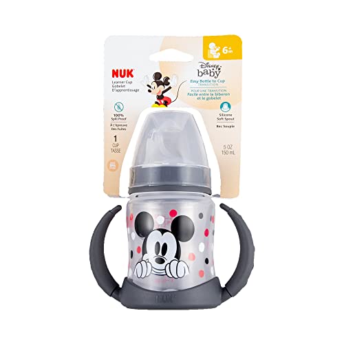 NUK Disney Mickey Mouse 5 Oz Spill Proof Sippy Cup - BPA Free