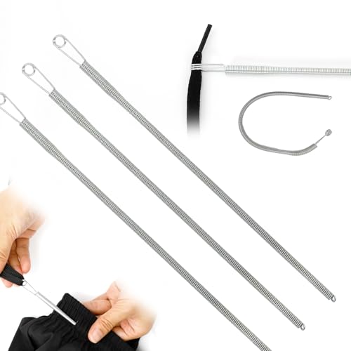 6-Piece Spring Loop Drawstring Threader Tool Set for Sewing