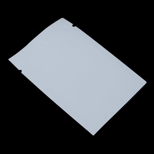 PABCK 1000 Pieces 2.4x3.5 inch (Inside Size 2x3.1 inch) White Metallic Mylar Foil Open Top Sealable Bags Vacuum Heat Seal Pouches for Food Storage Packaging with Tear Notches
