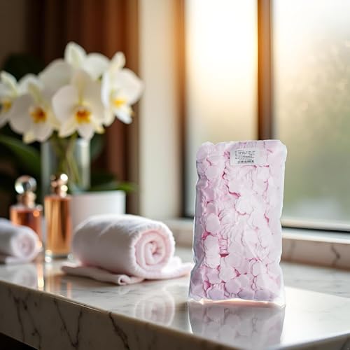 Cauaoa 1000 Sheets Disposable Paper Soap Pink Travel Hand Wash