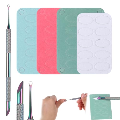 Dual-Ended Stainless Steel Cuticle Pusher and Nail File Kit