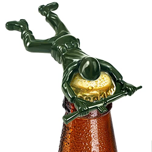 Carnaval Green Army Man Bottle Opener - Metal Soldier Design