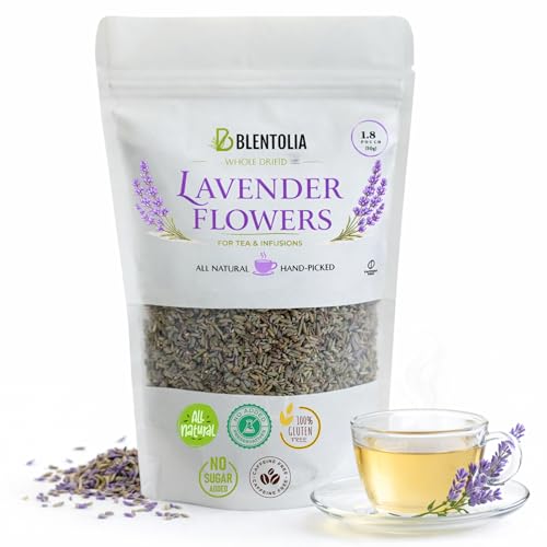 Premium Culinary Lavender Buds - 1.76 oz Natural Dried Flowers for Tea Baking & Aromatherapy