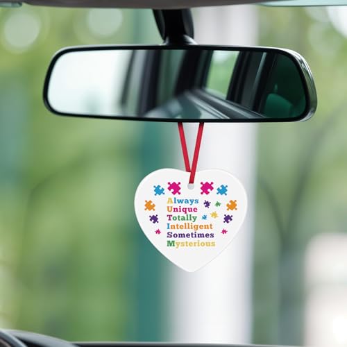 Autism Awareness Ceramic Ornament - Unique Gifts for Christmas & Birthdays