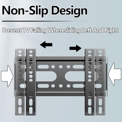 GLWIXY Fixed TV Wall Mount for 14-42 Inch Flat & Curved TVs Up to 55lbs