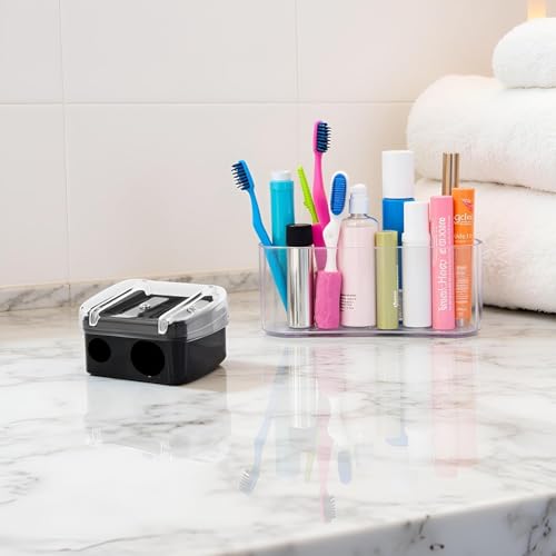 Dual Hole Makeup Pencil Sharpener for Eyeliner & Lip Liner 2Pcs