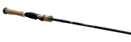 13 FISHING - Defy Silver - 6'6" UL Spinning Rod - 2pc - DEFSS66UL-2, Black