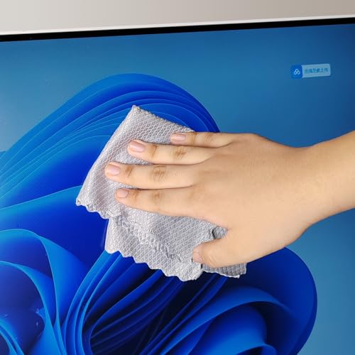 Microfiber Cleaning Cloths - 5 Pack, Soft & Non-Scratch, 9.6x9.6in