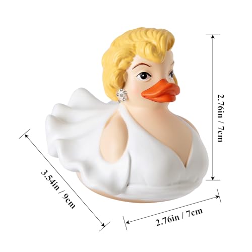 Marilyn Monroe Resin Duck Figurine, Hollywood Glamour Collectible