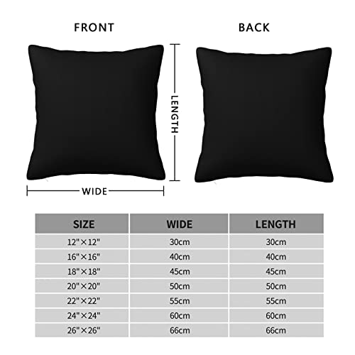 Vyxonia Custom 18x18 BlackYL Personalized Pillow Case Pack of 1