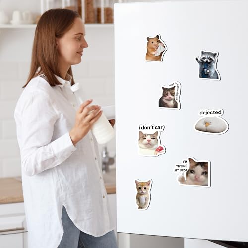 24 Funny Fridge Magnets - Cute Animal Memes & Witty Phrases