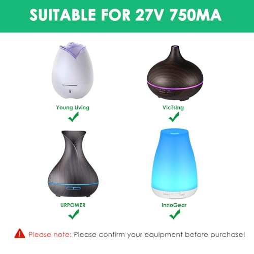 24V Power Cord Replacement for Essential Oil Diffusers and Humidifiers