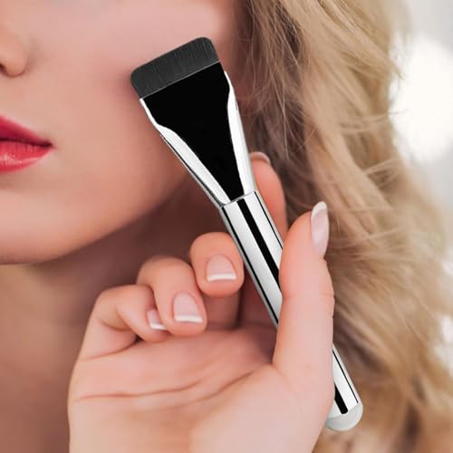 Flat Foundation Brush 2-Pack - Ultra Thin Soft Liquid Makeup Brush